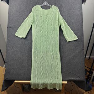 Young Fabulous & Broke Light Green Crochet Maxi Dress